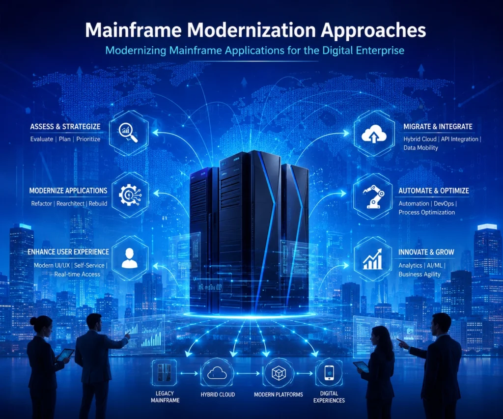 Mainframe Modernization Approaches – Modernizing Mainframe Applications for the Digital Enterprise
